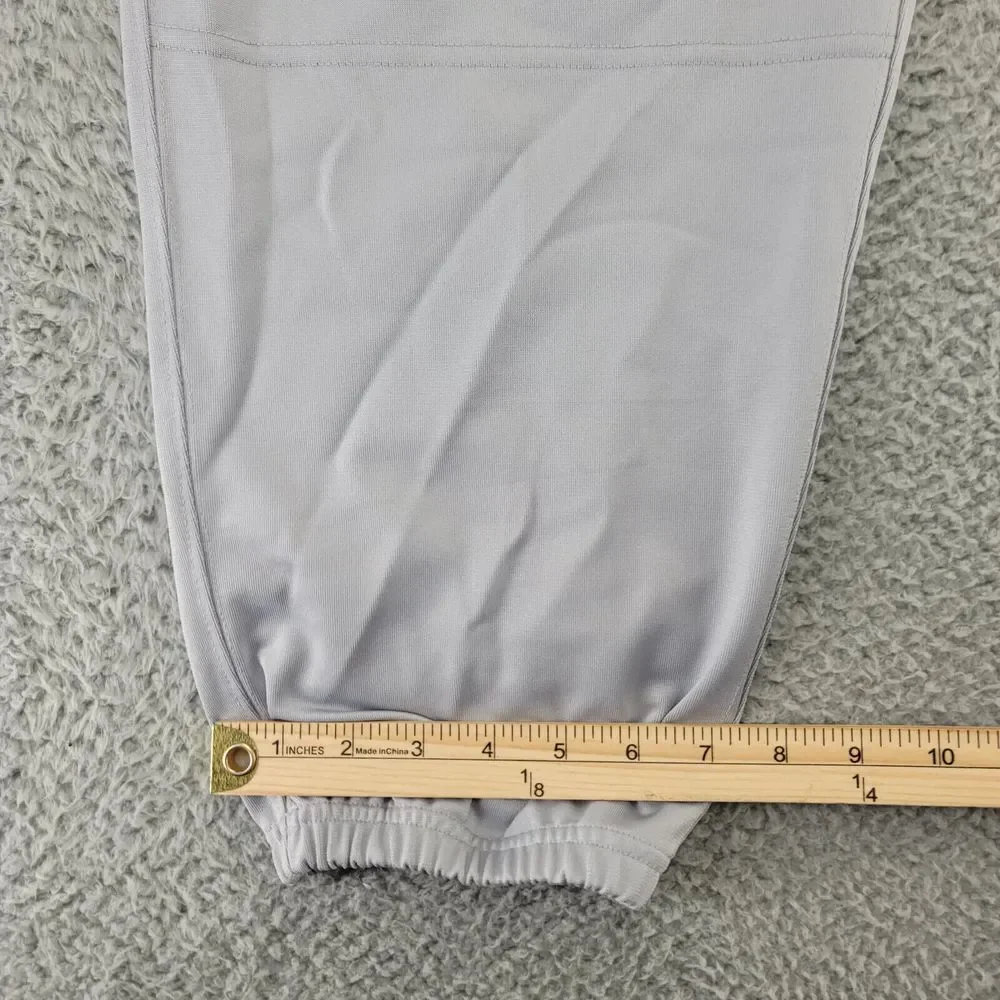 Nike Pants Mens XXL‎ Gray Baseball Cuffed Swoosh Logo Outdoors High Rise